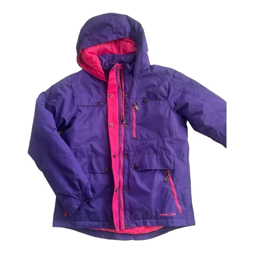 NWT ARCTIX Kids Jackalope Insulated Outdoor Purple Pink Winter Jacket size XL